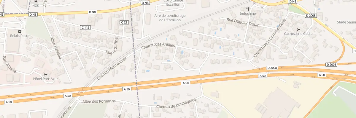 Plan du 76 Che Jean Pierre Hascoet à Toulon