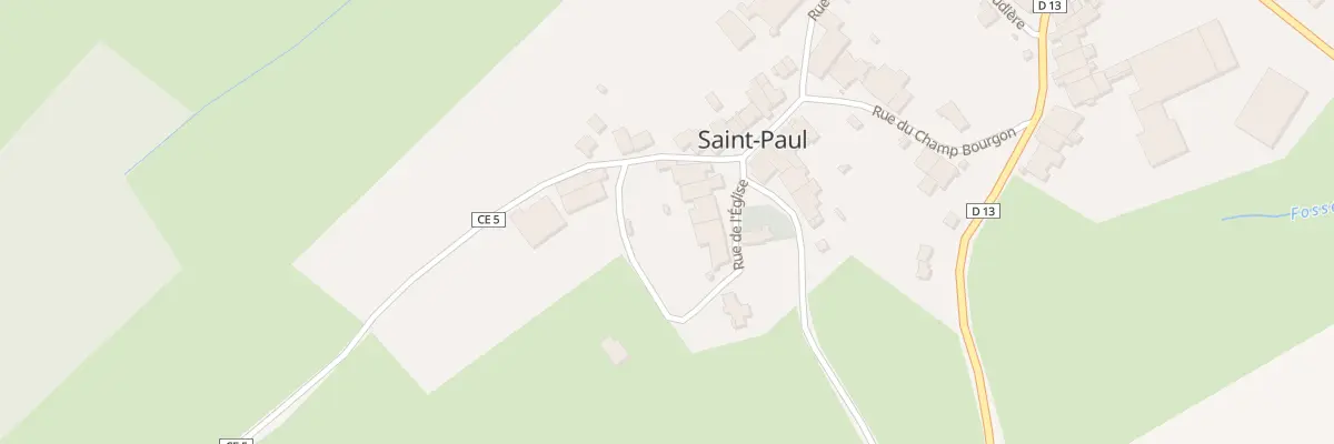 Plan du 76 Rue de l’Eglise à Saint-Paul
