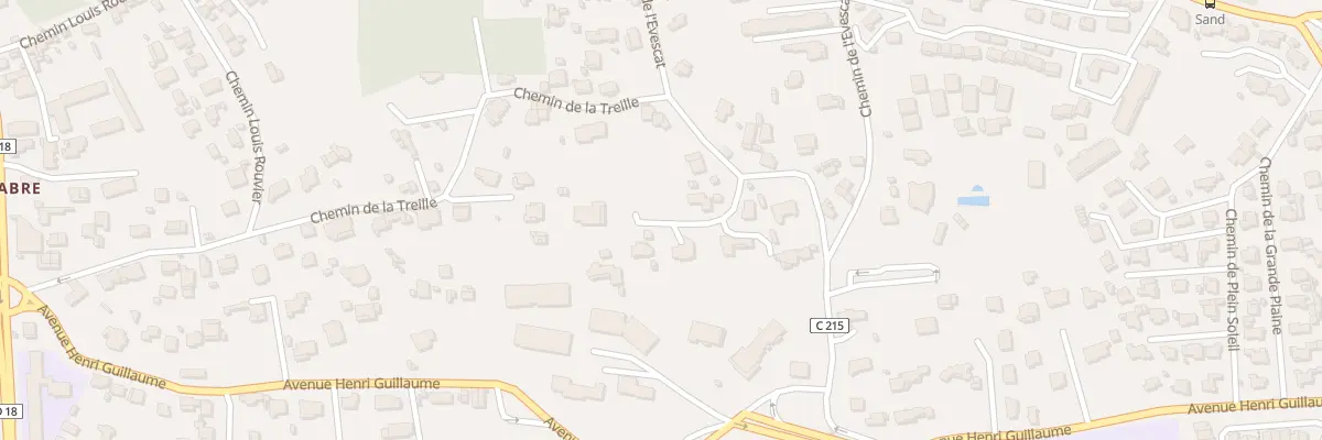 Plan du 555 Che de la Treille à La Seyne-sur-Mer