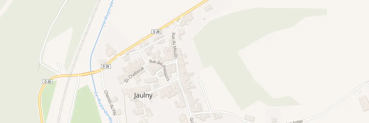 Plan du 8 Rue du Moulin à Jaulny