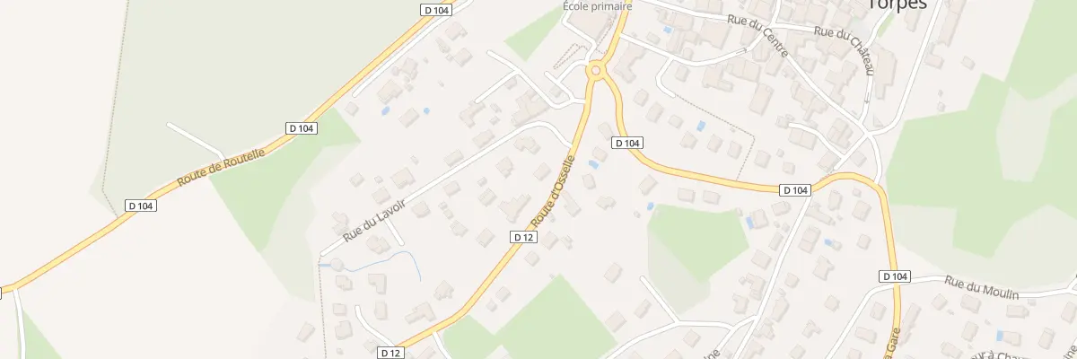 Plan du 6 Rte d’Osselle à Torpes