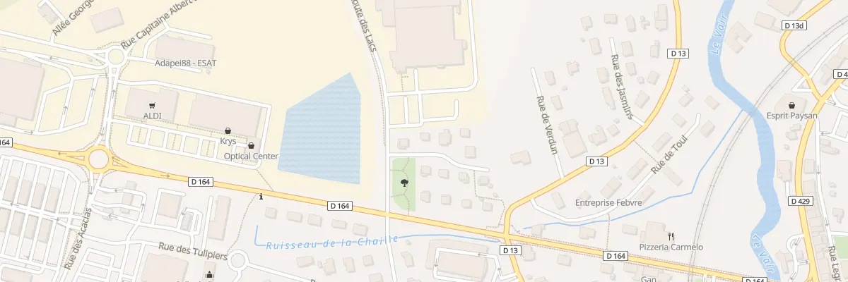 Plan du 27 Rue de Châtillon à Contrexéville