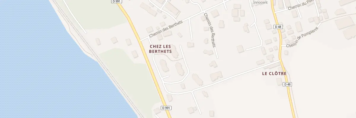 Plan du 33 Che des Berthets à Brison-Saint-Innocent