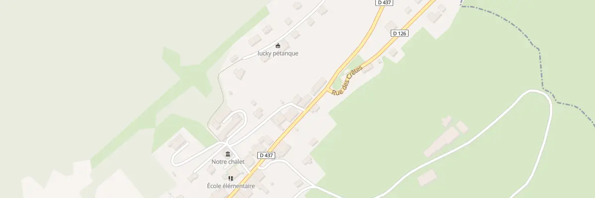 Plan du 2 Che de la Côte à La Rixouse