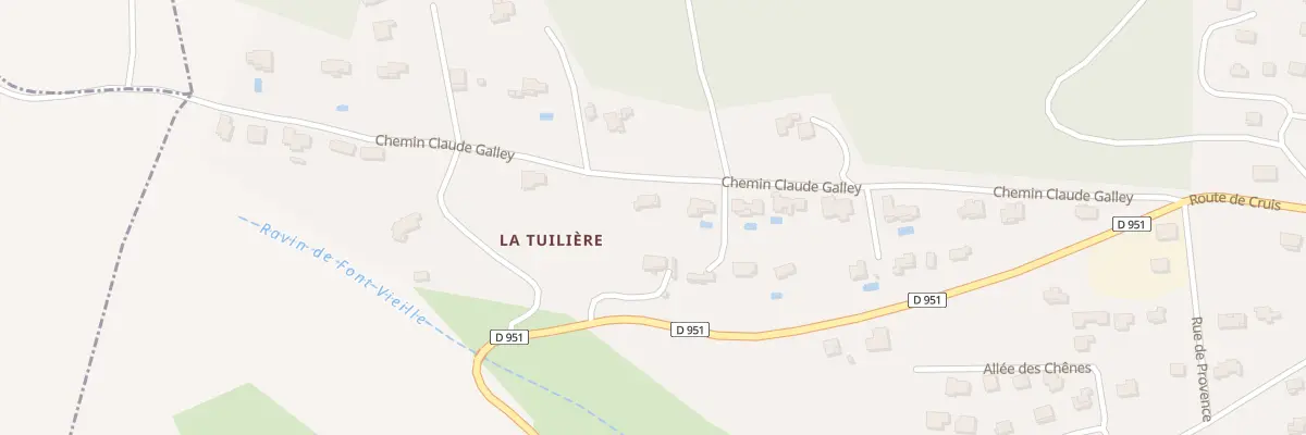 Plan du 391 Che Claude Galley à Mallefougasse-Augès
