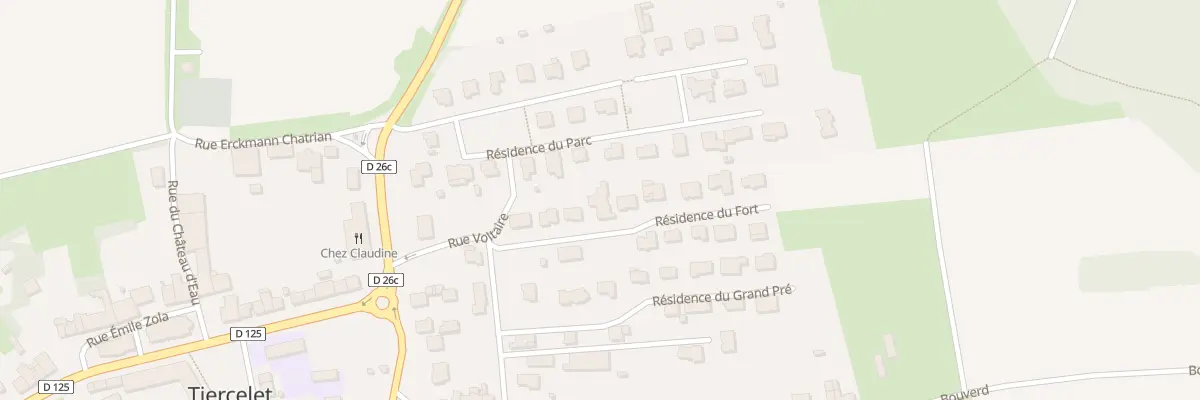 Plan du 4 Res Residence du Fort à Tiercelet
