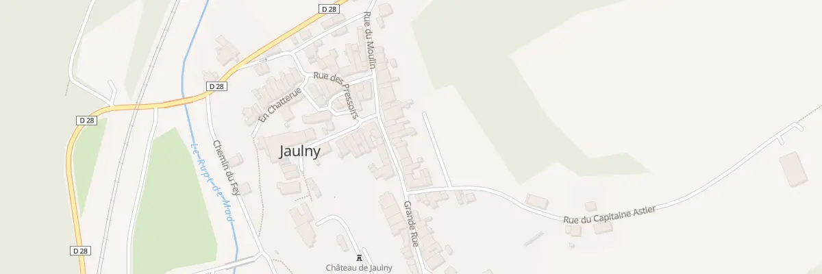 Plan du 7 Gr Grande Rue à Jaulny