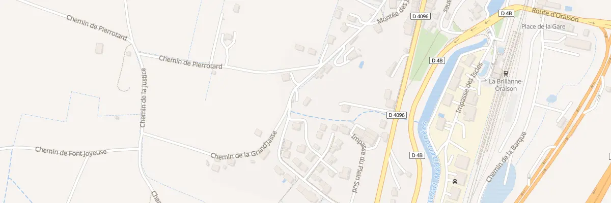 Plan du 5136 Le Village à La Brillanne