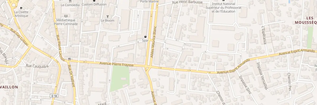 Plan du 220 All Maurice Blanc à La Seyne-sur-Mer