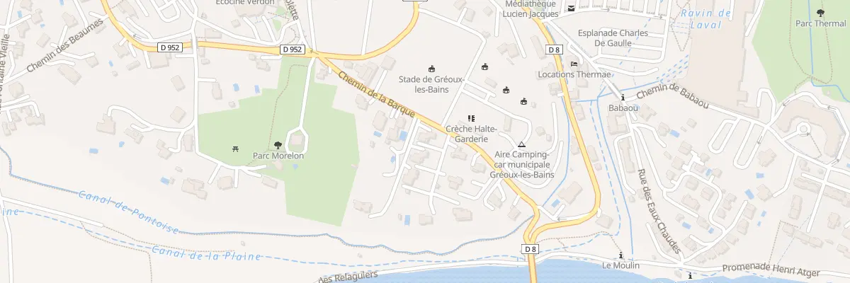 Plan du 226 Che de la Barque à Gréoux-les-Bains