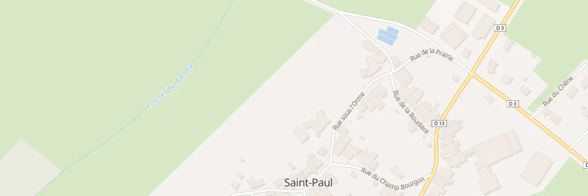 Plan du 51 Rue sous l’Orme à Saint-Paul