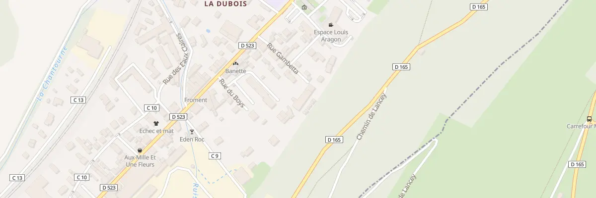 Plan du 1 Rue Gambetta à Villard-Bonnot