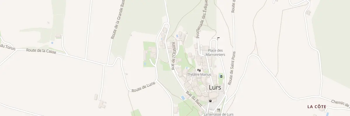 Plan du 5105 Le Village à Lurs