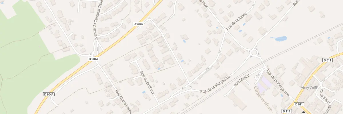 Plan du 93 Rue Loge des Gardes à Toul
