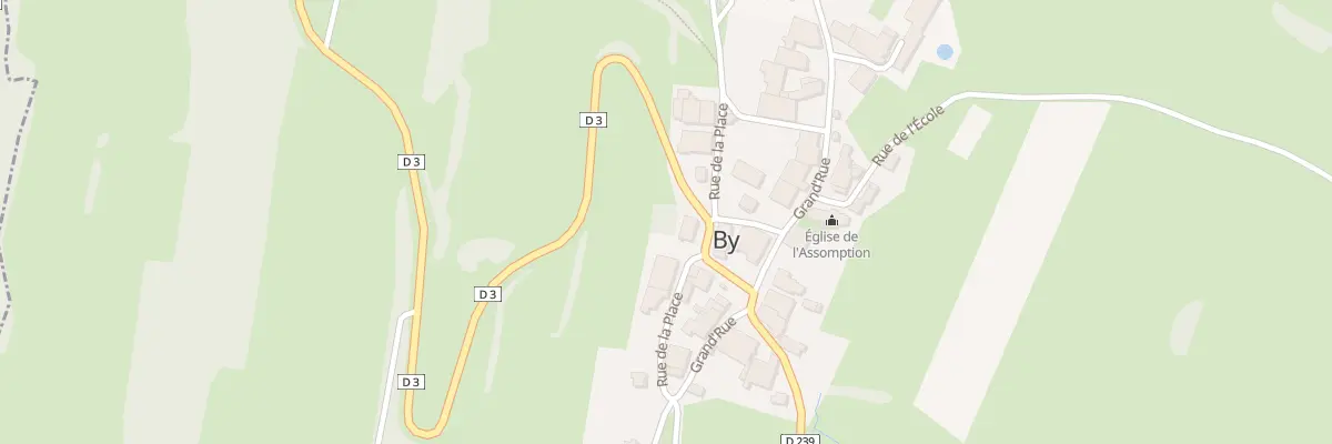Plan du 5043 Pres de Byans à By