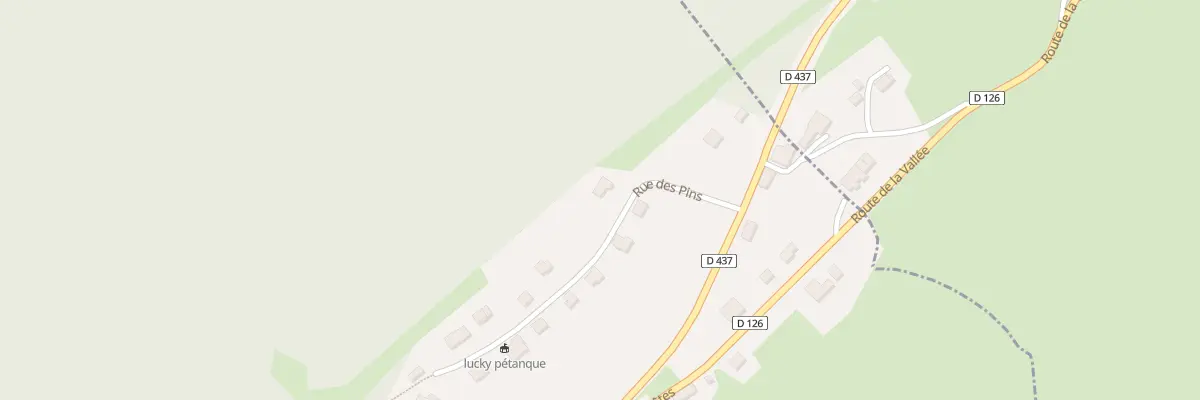 Plan du 6 Rue des Pins à La Rixouse