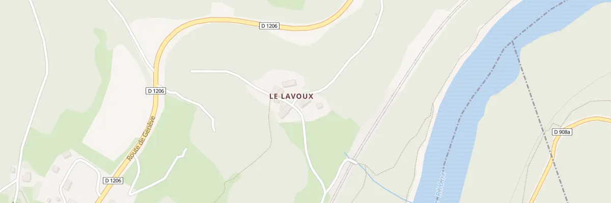 Plan du 5 Che du Lavoux à Léaz