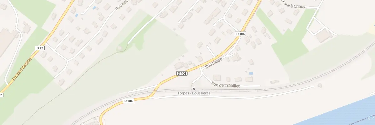Plan du 12 Rue de la Gare à Torpes