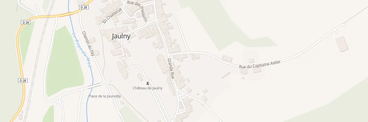 Plan du 1 Rue du Capitaine Astier à Jaulny