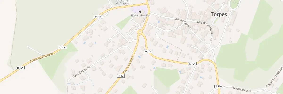 Plan du 2 Rue de la Corvée à Torpes