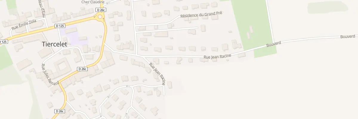 Plan du 11 Rue Jean Racine à Tiercelet