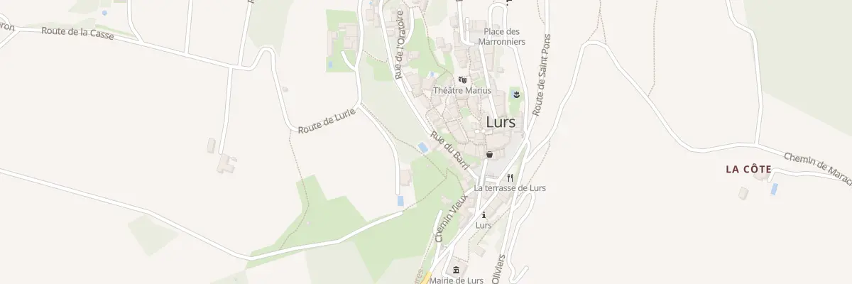 Plan du 5147A Le Village à Lurs