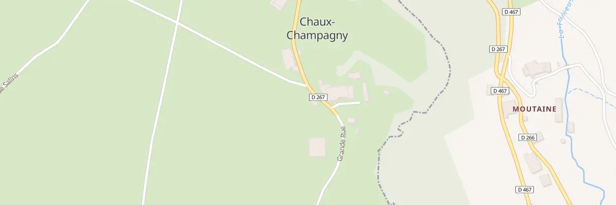 Plan du 8 Grande Rue à Chaux-Champagny
