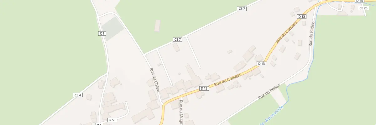 Plan du 103 Rue des Convers à Rainville