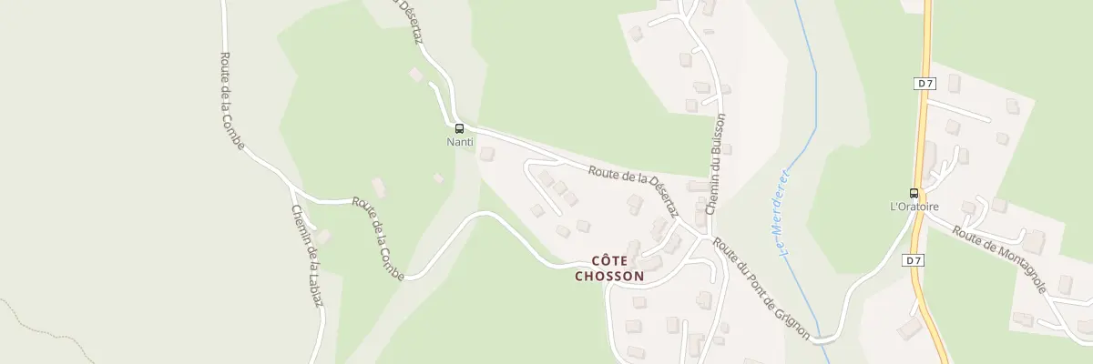 Plan du 2330 Rte de la Desertaz à Saint-Cassin
