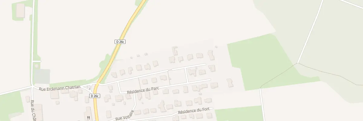 Plan du 9 Res du Parc à Tiercelet
