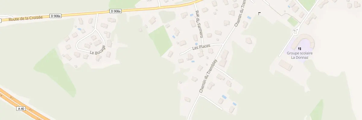 Plan du 121 Les Places à Clarafond-Arcine