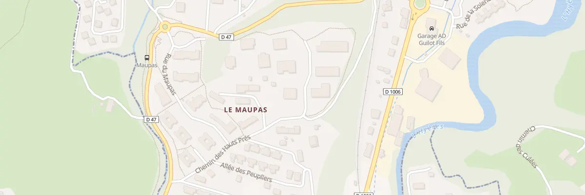 Plan du 60 All des Hauts Prés à Cognin