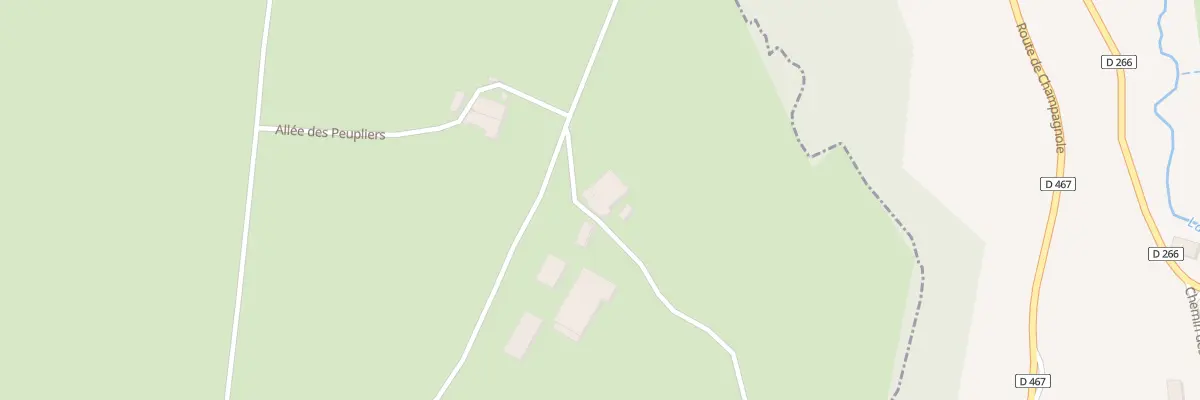 Plan de Au Village à Chaux-Champagny