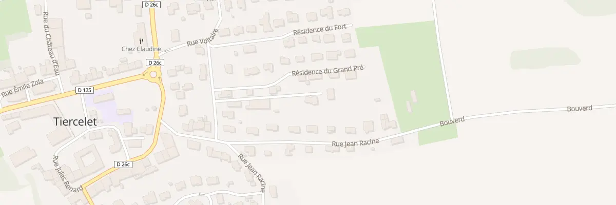 Plan du 2A Rue Voltaire à Tiercelet