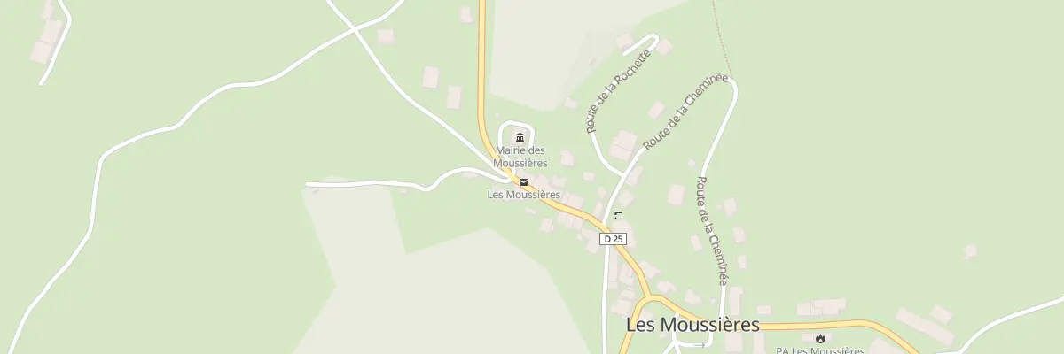 Plan du 5004 Rue de Saint Claude aux Moussières