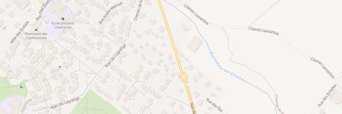 Plan du 551 Rue de Belledonne à Crolles