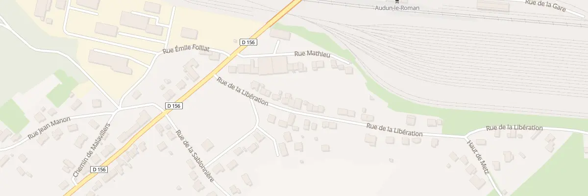 Plan du 15 Rue de la Libération à Audun-le-Roman