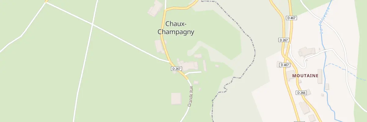 Plan du 1 Pl du Chateau à Chaux-Champagny
