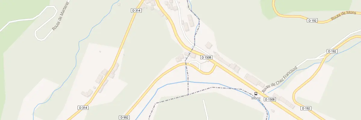 Plan du 122 Rte de Seyssel à Vanzy