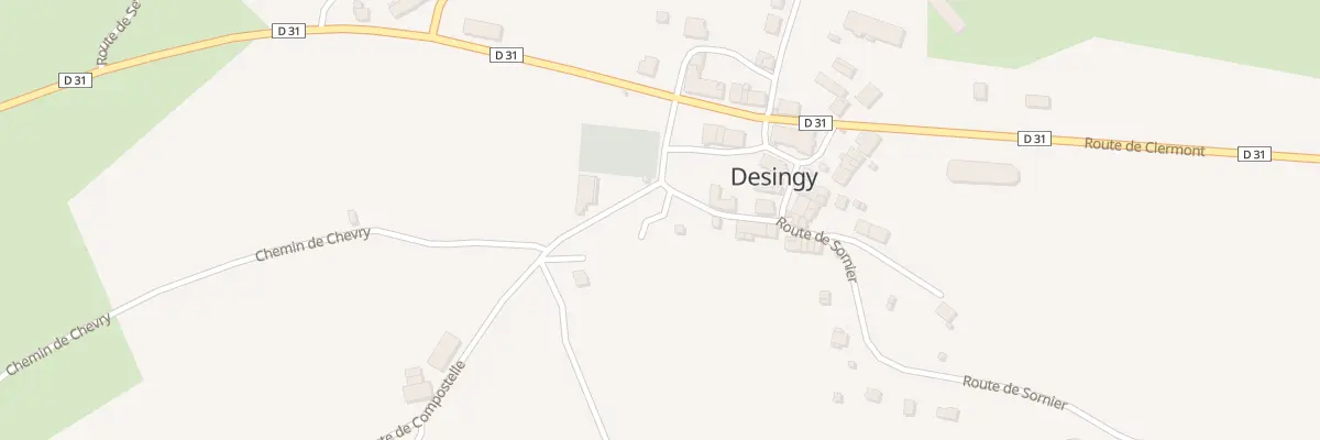 Plan du 4 Rte de Sornier à Desingy