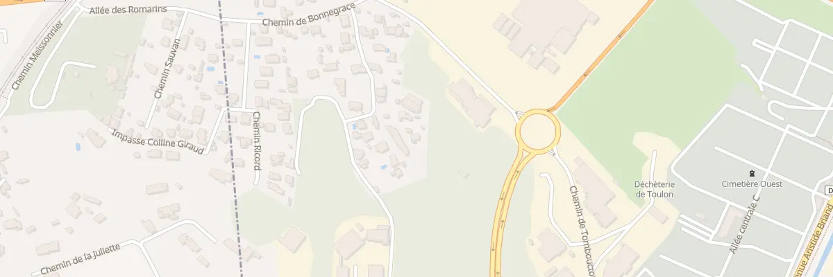 Plan du 287A Che René Grailles à Toulon