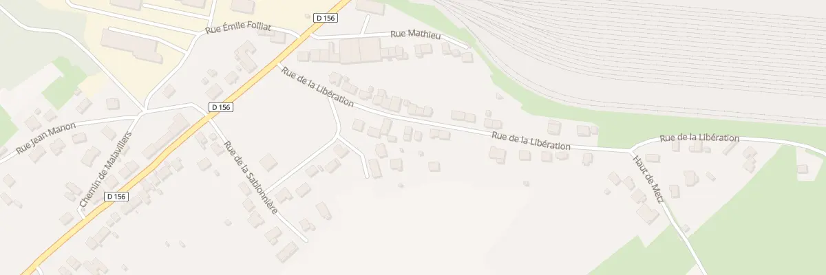Plan du 14 Rue de la Libération à Audun-le-Roman