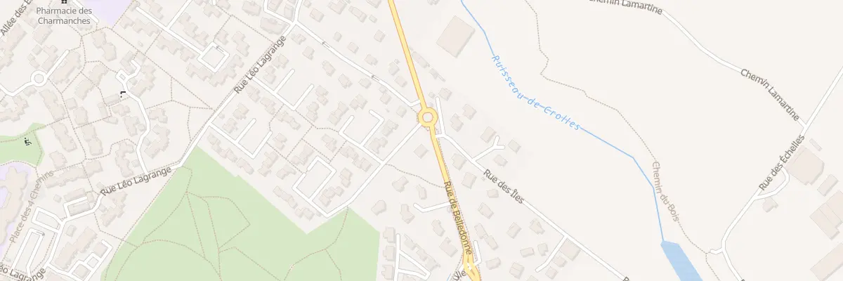 Plan du 640 Rue de Belledonne à Crolles