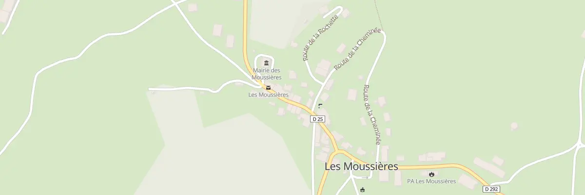 Plan du 14 Rue de Saint Claude aux Moussières