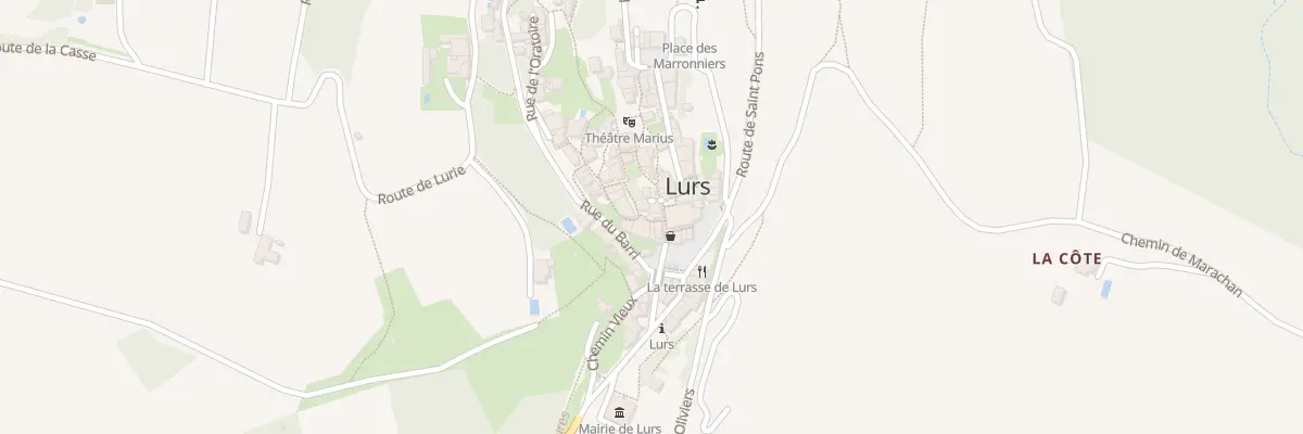 Plan du 5145 Le Village à Lurs
