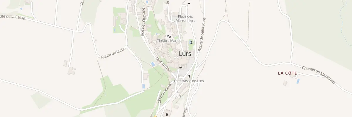 Plan du 5144 Le Village à Lurs