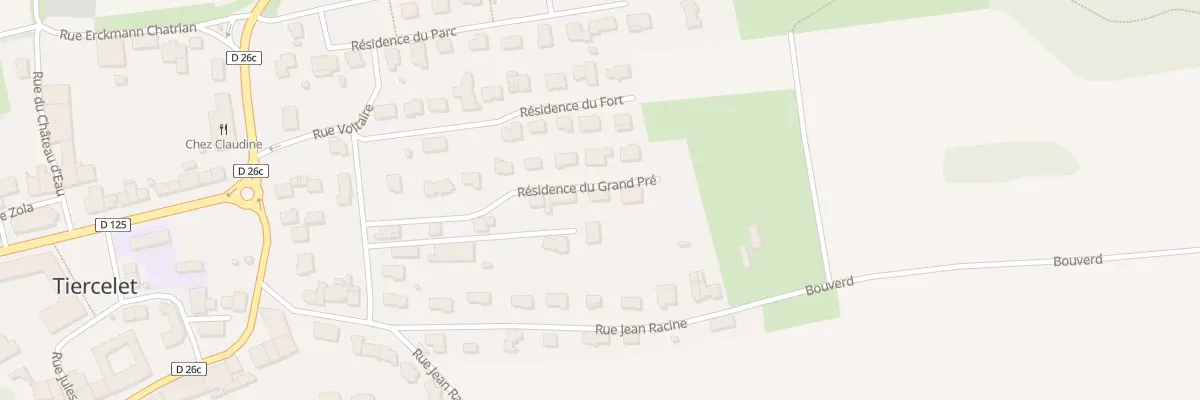 Plan du 9 Res du Grand Pre à Tiercelet