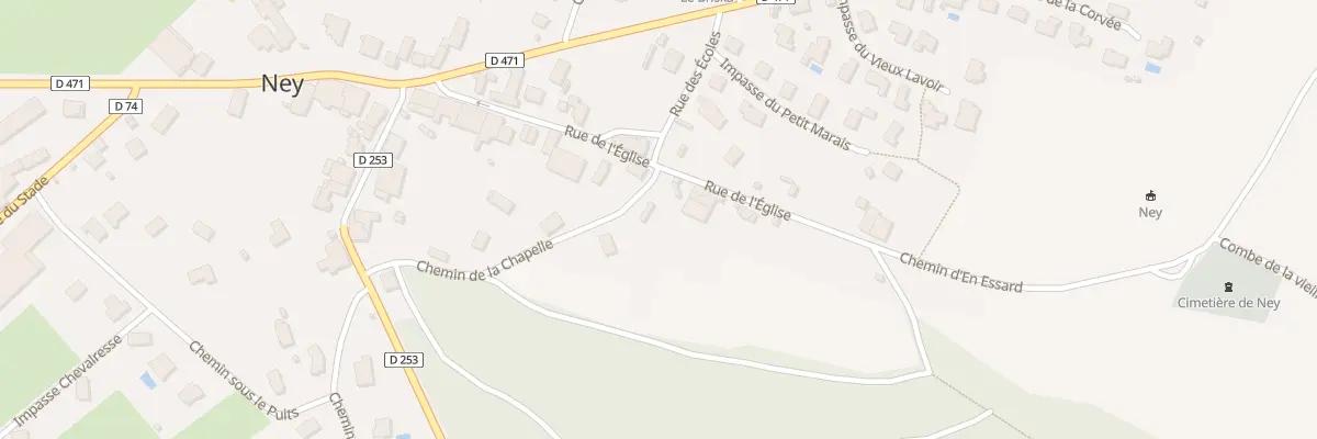 Plan du 9 Che de la Chapelle à Ney