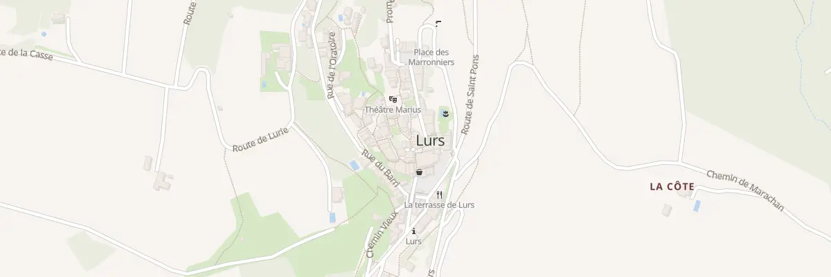 Plan du 5120 Le Village à Lurs