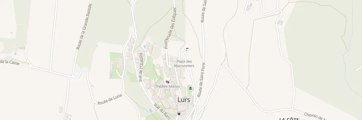 Plan du 7006 Le Village à Lurs